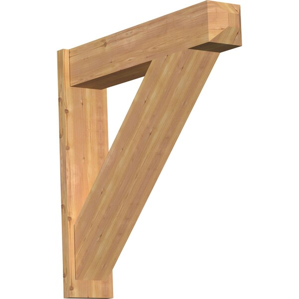 Ekena Millwork Traditional Craftsman Smooth Outlooker, Western Red Cedar, 7 1/2"W x 36"D x 36"H OUT08X36X36TRA04SWR - main